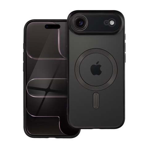 Futerał do iPhone 17 AIR Electro Mag Cover zgodny z MagSafe czarny
