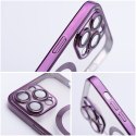 Futerał do iPhone 17 AIR Electro Mag Cover zgodny z MagSafe fioletowy
