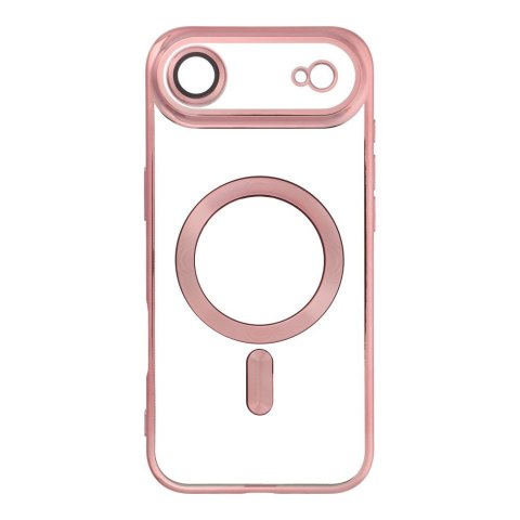 Futerał do iPhone 17 AIR Electro Mag Cover zgodny z MagSafe złoty róż
