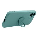 Futerał do iPhone 17 AIR Silicone Ring zielony