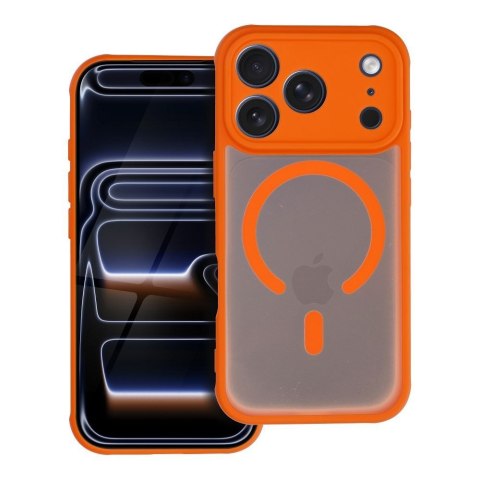 Futerał do iPhone 17 Full Matte Mag Cover zgodny z MagSafe pomarańczowy