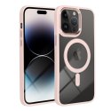 Futerał do iPhone 17 PRO MAX Color Edge Mag Cover zgodny z MagSafe różowy
