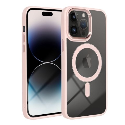 Futerał do iPhone 17 PRO MAX Color Edge Mag Cover zgodny z MagSafe różowy