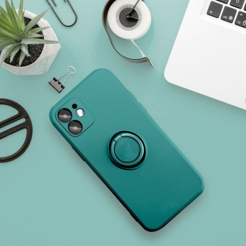 Futerał do iPhone 17 PRO MAX Silicone Ring zielony