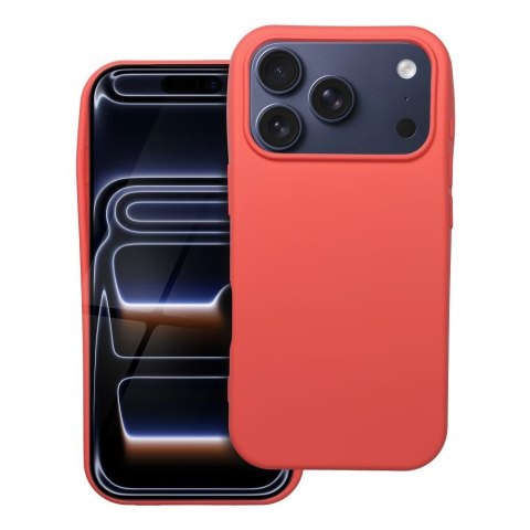 Futerał do iPhone 17 PRO Silicone brzoskwiniowy