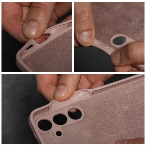 Futerał do Samsung A06 4G Silicone 2mm pudrowy róż