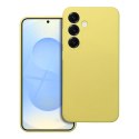 Futerał do Samsung A17 Silicone 2mm żółty