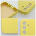 Futerał do Samsung A17 Silicone 2mm żółty