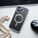 Futerał do Samsung A56 Electro Mag Cover zgodny z MagSafe niebieski