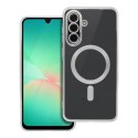 Futerał do Samsung A56 Electro Mag Cover zgodny z MagSafe srebrny