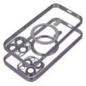 Futerał do Samsung A57 Electro Mag Cover zgodny z MagSafe tytanowy