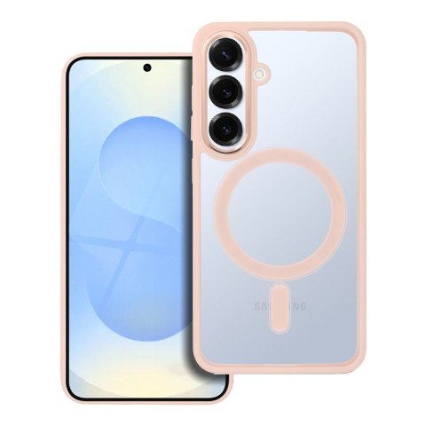 Futerał do Samsung S25 Color Edge Mag Cover zgodny z MagSafe różowy