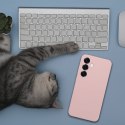 Futerał do Samsung S25 EDGE Silicone 2mm zgodny z MagSafe pudrowy róż