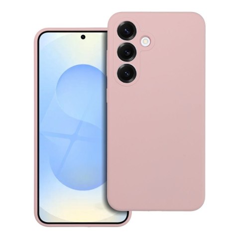 Futerał do Samsung S25 PLUS Silicone 2mm zgodny z MagSafe pudrowy róż