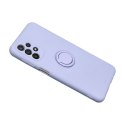 Futerał do Samsung S25 Silicone Ring fioletowy