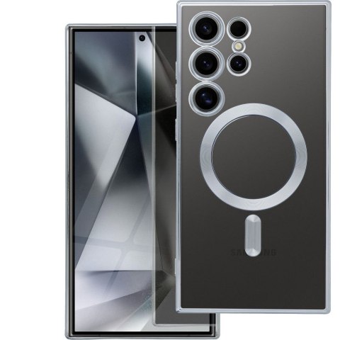 Futerał do Samsung S26 PLUS Electro Mag Cover zgodny z MagSafe srebrny