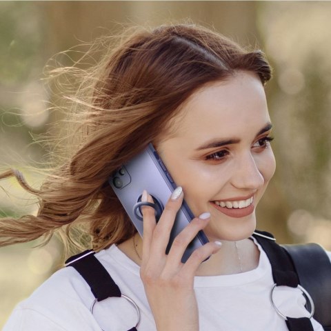 Futerał do Xiaomi Redmi NOTE 13 5G Silicone Ring fioletowy
