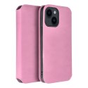 Kabura do IPHONE 16 Plus Dual Pocket Book do IPHONE jasny różowy
