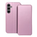 Kabura do SAMSUNG S24 FE Dual Pocket Book jasny różowy