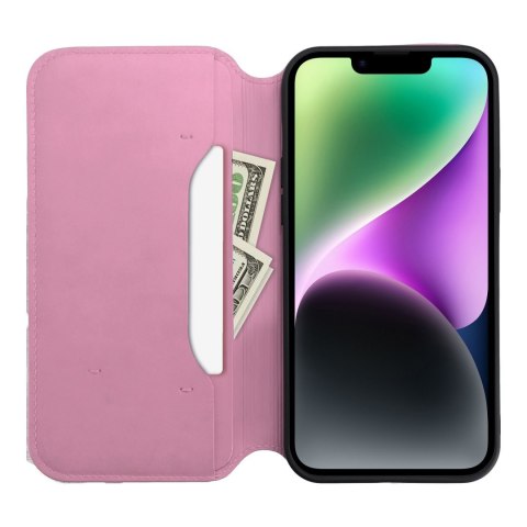 Kabura do SAMSUNG S24 FE Dual Pocket Book jasny różowy