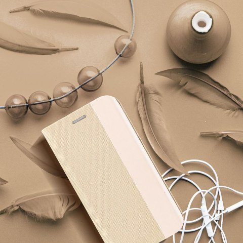 Kabura SENSITIVE Book do XIAOMI Redmi Note 14 5G złoty