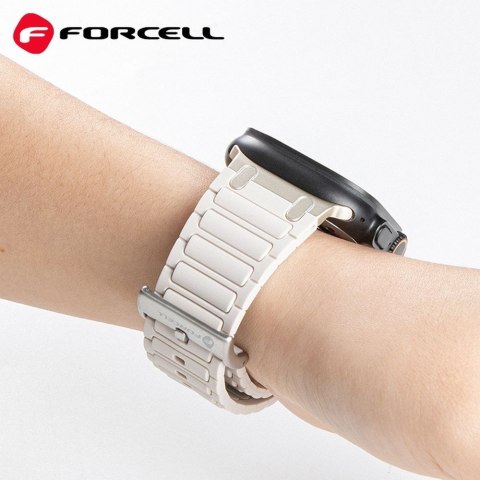 Pasek do Apple Watch Forcell F-Design FA06 dziurki silikon 38 / 40 / 41 mm niebieski