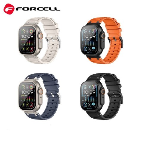 Pasek do Apple Watch Forcell F-Design FA06 dziurki silikon 38 / 40 / 41 mm niebieski