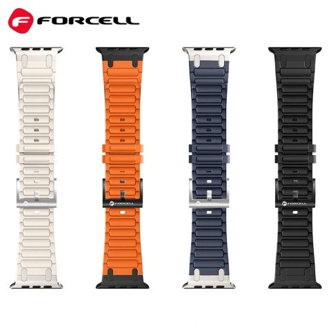 Pasek do Apple Watch Forcell F-Design FA06 dziurki silikon 38 / 40 / 41 mm niebieski