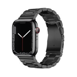 Pasek do Apple Watch Forcell F-Design FA10 zatrzask stal 38 / 40 / 41 mm czarny