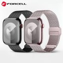 Pasek do Apple Watch Forcell F-Design FA14 magnetyczny stal 38 / 40 / 41 mm czarny