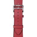 Pasek do Apple Watch Forcell F-Design FA20 dziurki skóra ekologiczna 42 / 44 / 45 / 49 mm czerwony
