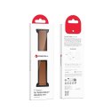Pasek do Apple Watch Forcell F-Design FA21 magnetyczny skóra ekologiczna 38 / 40 / 41 mm brązowy