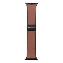 Pasek do Apple Watch Forcell F-Design FA21 magnetyczny skóra ekologiczna 42 / 44 / 45 / 49 mm brązowy