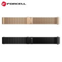 Pasek do Samsung Galaxy Watch Forcell F-Design FS10 magnetyczny stal 22 mm złoty