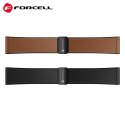Pasek do Samsung Galaxy Watch Forcell F-Design FS20 magnetyczny skóra ekologiczna 20 mm czarny