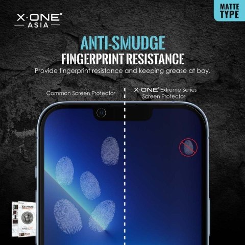 Protektor LCD X-ONE Extreme Shock Eliminator 4th gen. Matowe - do iPhone 13 Pro Max/14 Plus