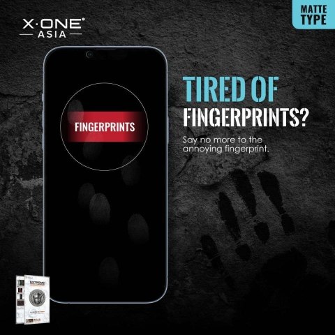 Protektor LCD X-ONE Extreme Shock Eliminator 4th gen. Matowe - do iPhone 13 Pro Max/14 Plus