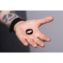 Smart Ring R11M- inteligentny pierścień ze stali ze stacją ładującą rozmiar 8 (18,1mm) czarny