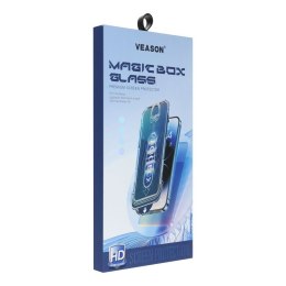 Szkło Hartowane 6D Pro Veason Easy-Install Glass + Aplikator - do Iphone 17 Air czarny