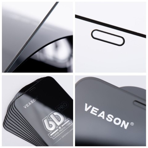 Szkło Hartowane 6D Pro Veason Glass (SET 10in1) - do Xiaomi Redmi 14C czarny
