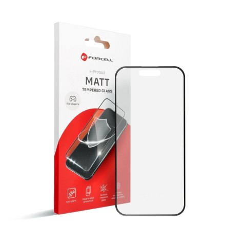 Szkło hartowane do iPhone 12 / 12 PRO Forcell Matt Glass czarne