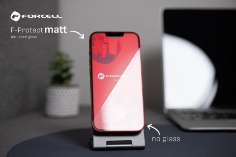 Szkło hartowane do iPhone 12 / 12 PRO Forcell Matt Glass czarne