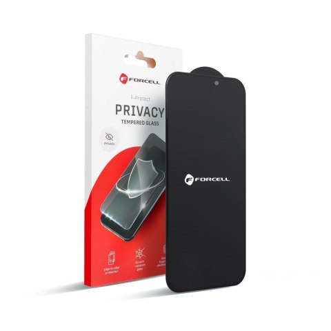 Szkło hartowane do iPhone 12 / 12 PRO Forcell Privacy Glass czarne