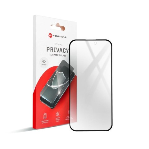 Szkło hartowane do iPhone 12 PRO MAX Forcell Privacy Glass czarne