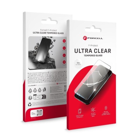 Szkło hartowane do iPhone 14 PRO Forcell Ultra Clear Glass czarne