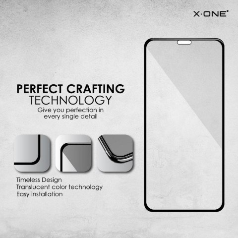 Szkło hartowane X-ONE 3D - do iPhone X/Xs czarny
