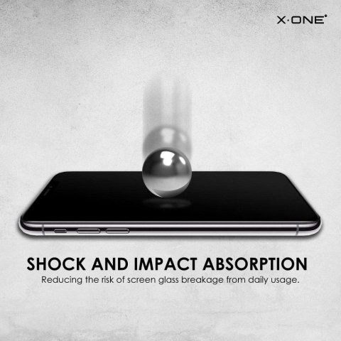 Szkło hartowane X-ONE Full Cover Extra Strong Matowe - do iPhone 11 (full glue) czarny