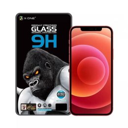 Szkło hartowane X-ONE Full Cover Extra Strong Matowe - do iPhone 12 mini (full glue) czarny