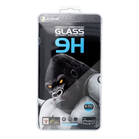 Szkło hartowane X-ONE Full Cover Extra Strong Matowe - do iPhone 15 Plus/16 Plus (full glue) czarny