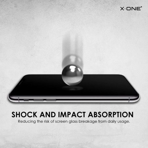 Szkło hartowane X-ONE Full Cover Extra Strong Matowe - do iPhone 15 Plus/16 Plus (full glue) czarny